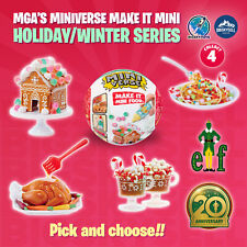 MGA Miniverse Make It Mini WINTER/HOLIDAY SERIES Craft Kits - Pick and choose picture