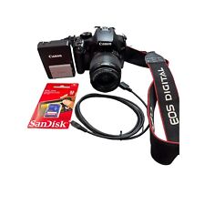 CANON EOS REBEL XS 10.1MP DSLR W/EF-S 18-55MM f/4.5-6.3 II LENS  BATTERY & CHARG picture