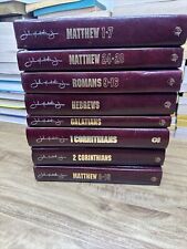 The MacArthur New Testament Commentary Lot Of 8 HB Books Bible Study Reference picture
