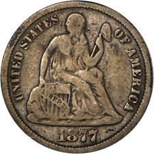 1877-CC Seated Liberty Dime Great Deals From The Executive Coin Company picture