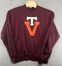 Vintage The Cotton Exchange Virginia Tech Hokies Sweatshirt Crewneck XL Burgandy picture