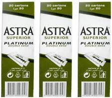 300 X Astra Superior Platinum Double Edge Safety Razor Blades  picture