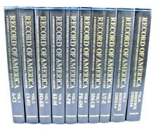 Record of America: Reference History of the US by Joseph McCarthy 10 Volume Set picture