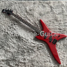 Red BC Electric Bass Guitar 4 String Solid Body Rosewood Fretboard in Stock picture