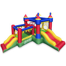 Castle Bounce House with Two Slides and Blower, Inflatable Bouncer for Kids picture