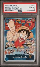 PSA 10 - Monkey D. Luffy P-033 - One Piece 2023 Championship CS Event Pack picture