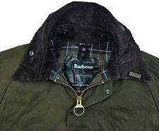 HOT ENGLAND Men's BARBOUR @ CLASSIC BEAUFORT LINED OLIVE WAXED COAT Jacket C40 M picture