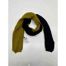 TRICOT POP SCARF UNISEX KIKI BLACK/MUSTARD ONE SIZE NWT #147A picture