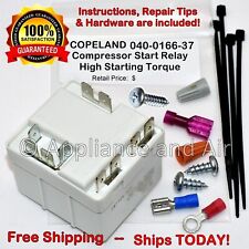 Copeland 040-0166-37 Compressor Start Relay for Goodman Air HVAC, Ships TODAY picture