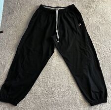 Champion Open Bottom Jersey Pants Mens 2xl Gym Pockets Authentic Light Weight picture