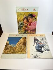 Vintage China Pictorial Magazine Lot - June 1973, January 1974 & November 1974 picture
