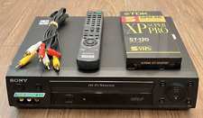 Sony Model SLV-N55 Video Cassette Recorder and Player 4-Head HiFi with Remote picture