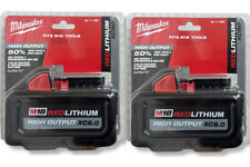 2PCS NEW IN PACK Milwaukee M18 48-11-1880 8.0 AH Battery 18V XC High Output 18V picture