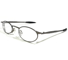 Vintage Oakley Michael Jordan OO Eyeglasses Frames Matte Silver Oval 46-22-133 picture