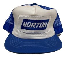 Vintage 80s Norton Norscot Foam Mesh SnapBack Trucker Farmer Hat picture