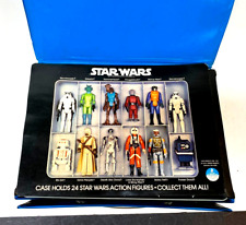 1978 Vintage Star Wars Mini Action Figure Collectors Case W/Trays Labels Inserts picture
