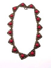 Vintage Czech Glass Necklace, 1930's, Vintage Jewelry picture