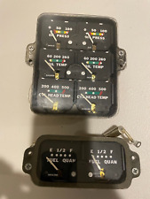 Piper Twin Comanche PA30/PA39 Instrument Cluster Gauges - working picture