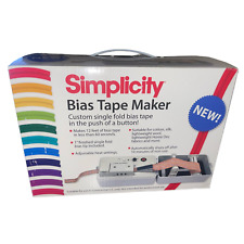 Simplicity Bias Tape Maker Machine Model #881925 With Original Box, Instructions picture