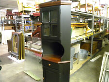 New In Box Black and Walnut Corner Cabinet-72