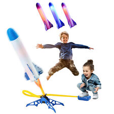 Air Rocket Foot Pump Launcher Air Pressed Stomp Soaring Rocket Outdoor Kids Toy picture