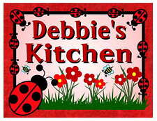 PERSONALIZED LADYBUG DESIGN KITCHEN MAGNET picture