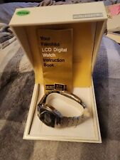 N.O.S. Mens Fairchild LCD Digital Watch MSRP $67.50 picture