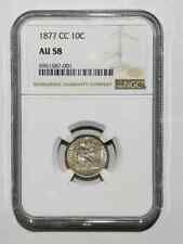 1877 CC Liberty Seated Dime NGC AU-58 CArson City picture