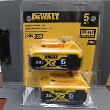 Dewalt 2Pack DCB205 20 volt Lithium 5.0 amp battery DCB205-2 New picture