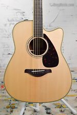 Yamaha FGX830C Dreadnought Cutaway Acoustic Electric Guitar - Natural picture
