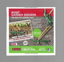 Hoss Tools Garden Seeder & Ventrac Mowers Tractors 2016 Print Advertisements picture