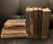 Lot Of 10 - School Books Vintage Antique Distressed (1881-1928) Drama Poetry picture