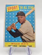 1958 Topps - Sport Magazine '58 All Star Selection #486 Willie Mays VG-EX  picture