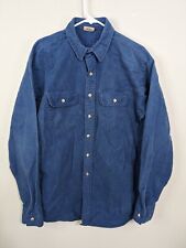 Vintage Five Brother Flannel Shirt Men's XLT Blue Button Up Long Sleeve picture