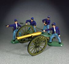 BRITAINS SUPER DEETAIL 52105 UNION NAPOLEON CANNON WITH 4 MAN CREW picture
