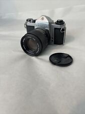 Vintage Asahi Pentax SV 35mm SLR Film Camera 55mm 100mm Vivitar Lens Tested picture