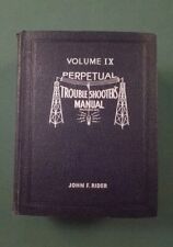  Perpetual Troubleshooters Manual volume  IX- 9 JOHN RIDER 4