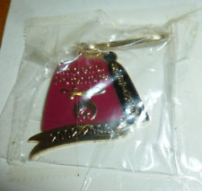 NEW Masonic Shriners Imperial Potentate 2002-2003 Fez Key Chain Fob Red picture