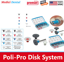 Dental Premier Poli-Pro Disk System Intro Kit: 180 Discs, 4 Mandrels or Discs picture
