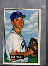 B4589- 1951 Bowman #164 Bill Wight - NM-MT (AS PICTURED) picture