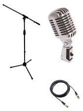 Shure 55SH 55-SH Microphone Bundle with Mic Boom Stand + XLR Cable  picture