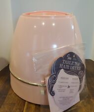 Vintage 1950-60s Sears Hair Dryer Table Top Hard Bonnet PINK with Tags  Works picture