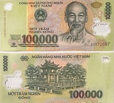 100,000 Vietnam Dong VND Circulated CIR Banknote Polymer Currency 1 piece picture