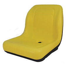 Yellow High Back Seat Fits John Deere Lawn Mower Models 325 335 345 415 425 picture