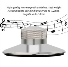 Stainless Steel Non-Slip LP Vinyl Turntable Disc Stabilizer Record Weight Clamp picture