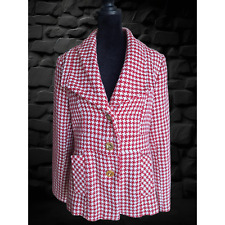 Robert Louis Vintage Tweed Houndstooth Blazer Jacket  picture