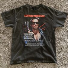 Schwarzenegger Terminator vintage ad tee, vintage print ad promo tee picture