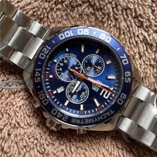 Tag Heuer Formula 1 Chronograph Men's Watch CAZ1014.BA0842 blue QURATZ 43mm picture