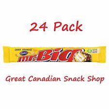 24 CADBURY MR BIG CHOCOLATE CANDY BARS 60g MADE IN CANADA picture