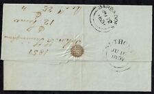 Bermuda 1851 Letter 'Forwarded By Middleton' VERY RARE picture